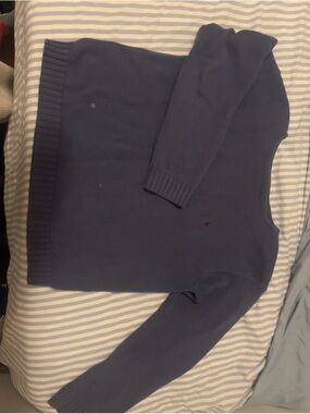 Polo by Ralph Lauren Men's Navy Blue Crewneck Sweater